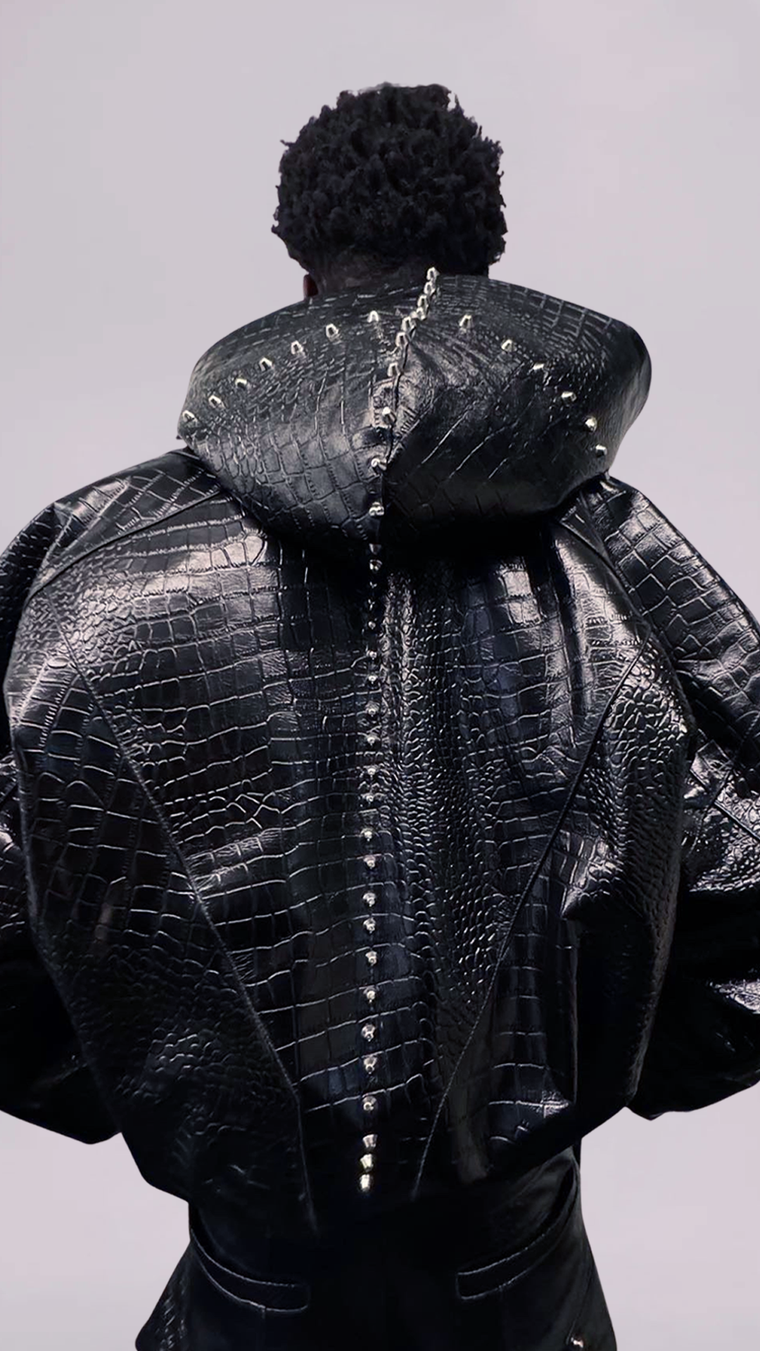"OBSIDIA" LEATHER JACKET