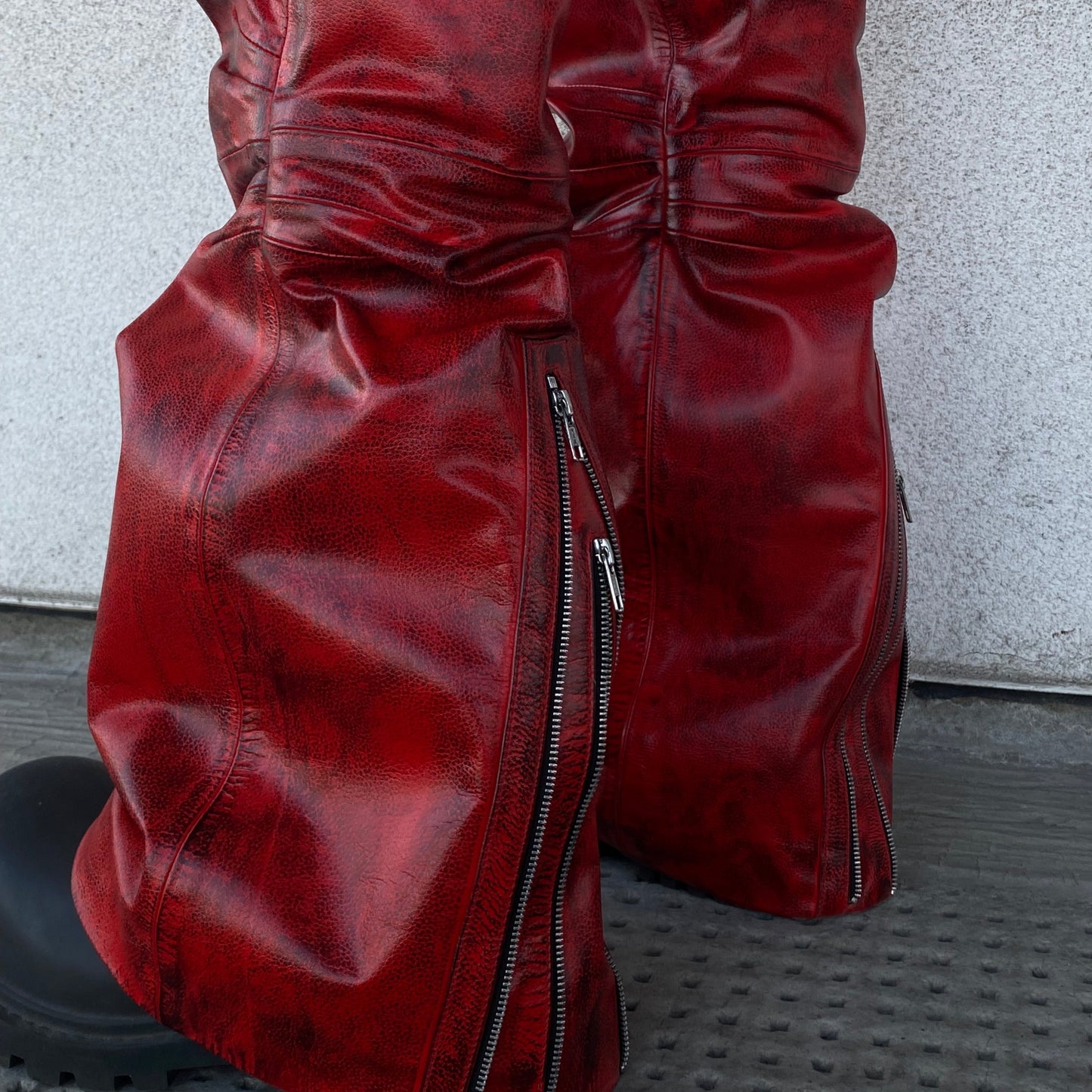 "BLOODSPORT" LEATHER PANTS