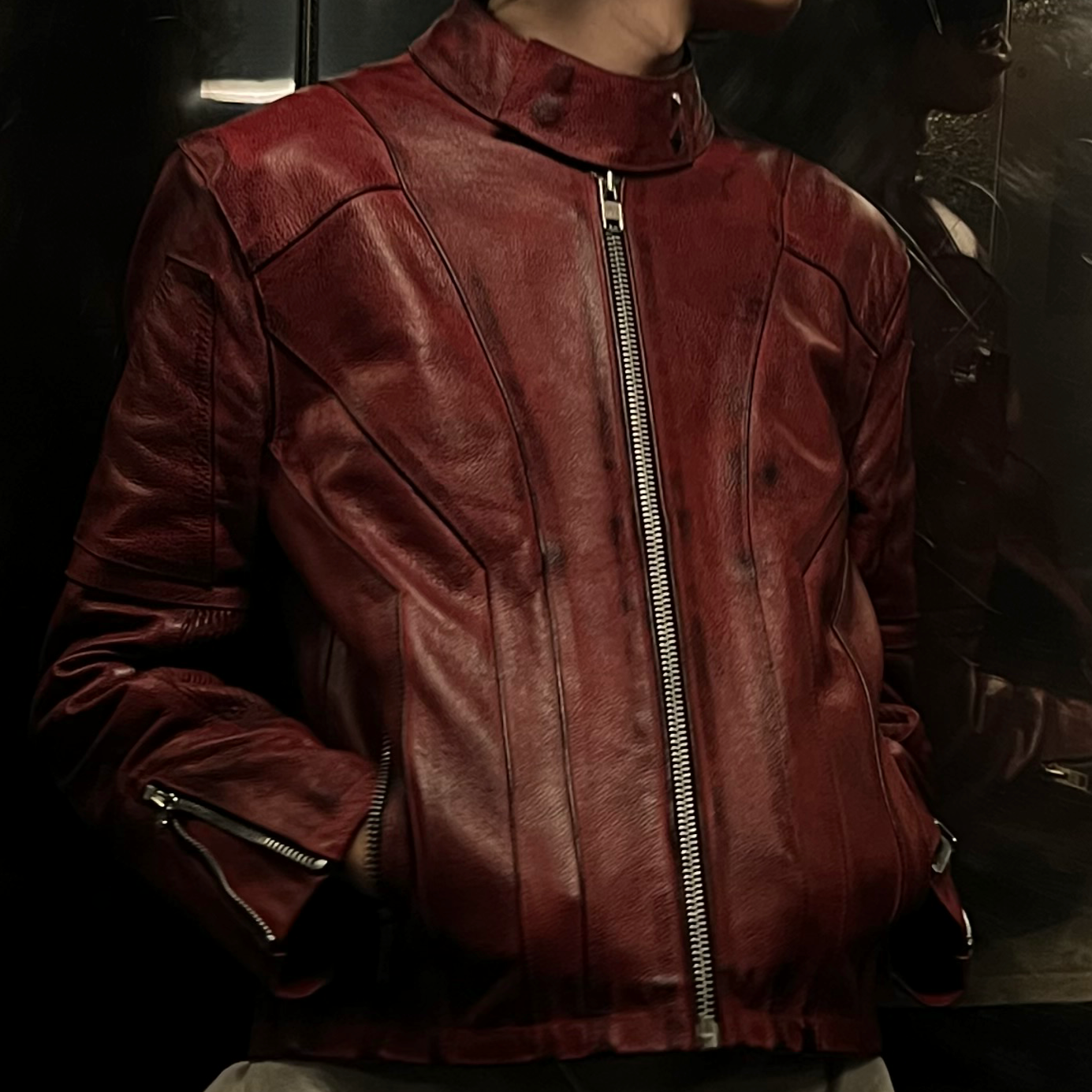"BLOODSPORT" LEATHER JACKET