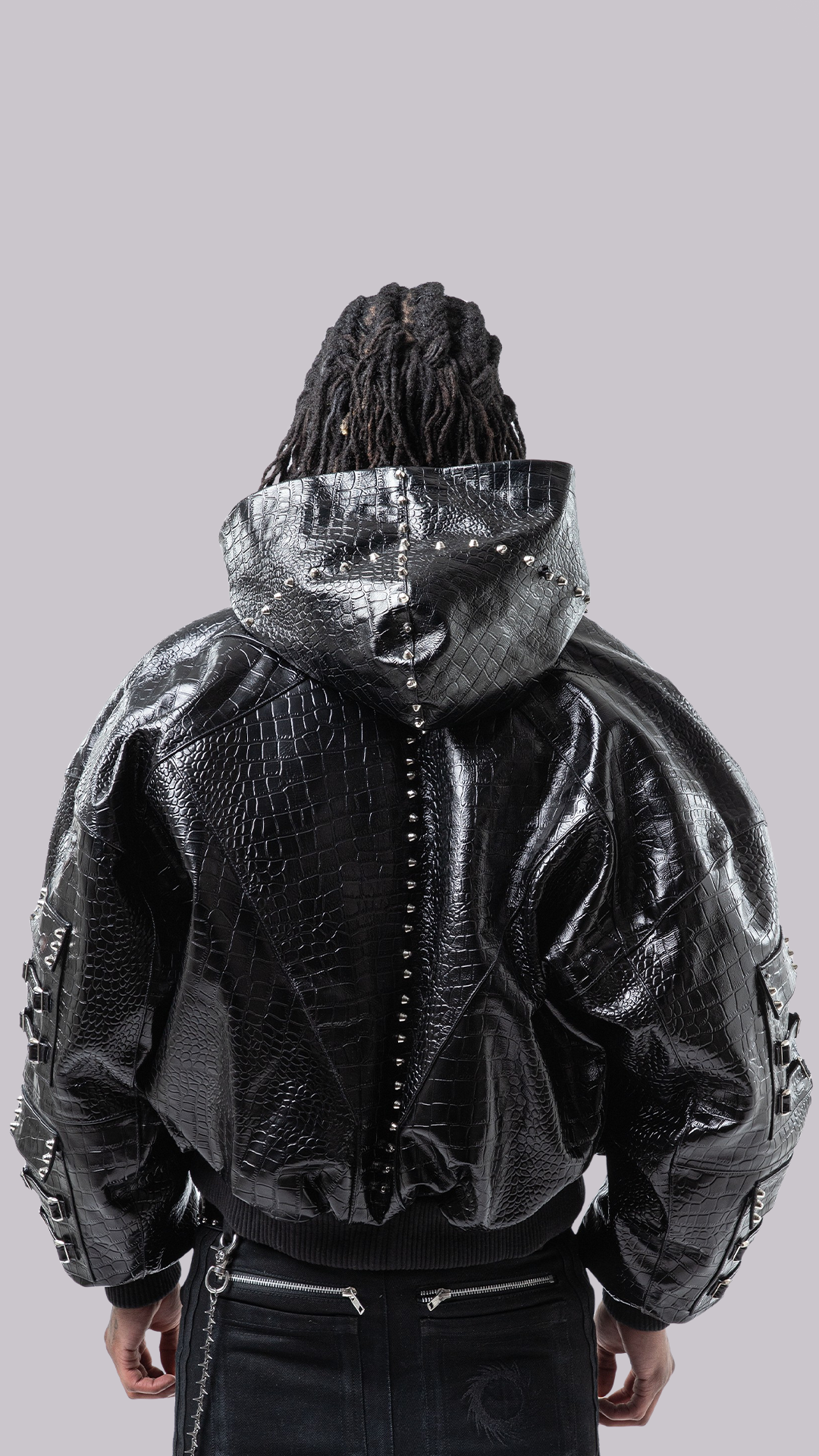 "OBSIDIA" LEATHER JACKET