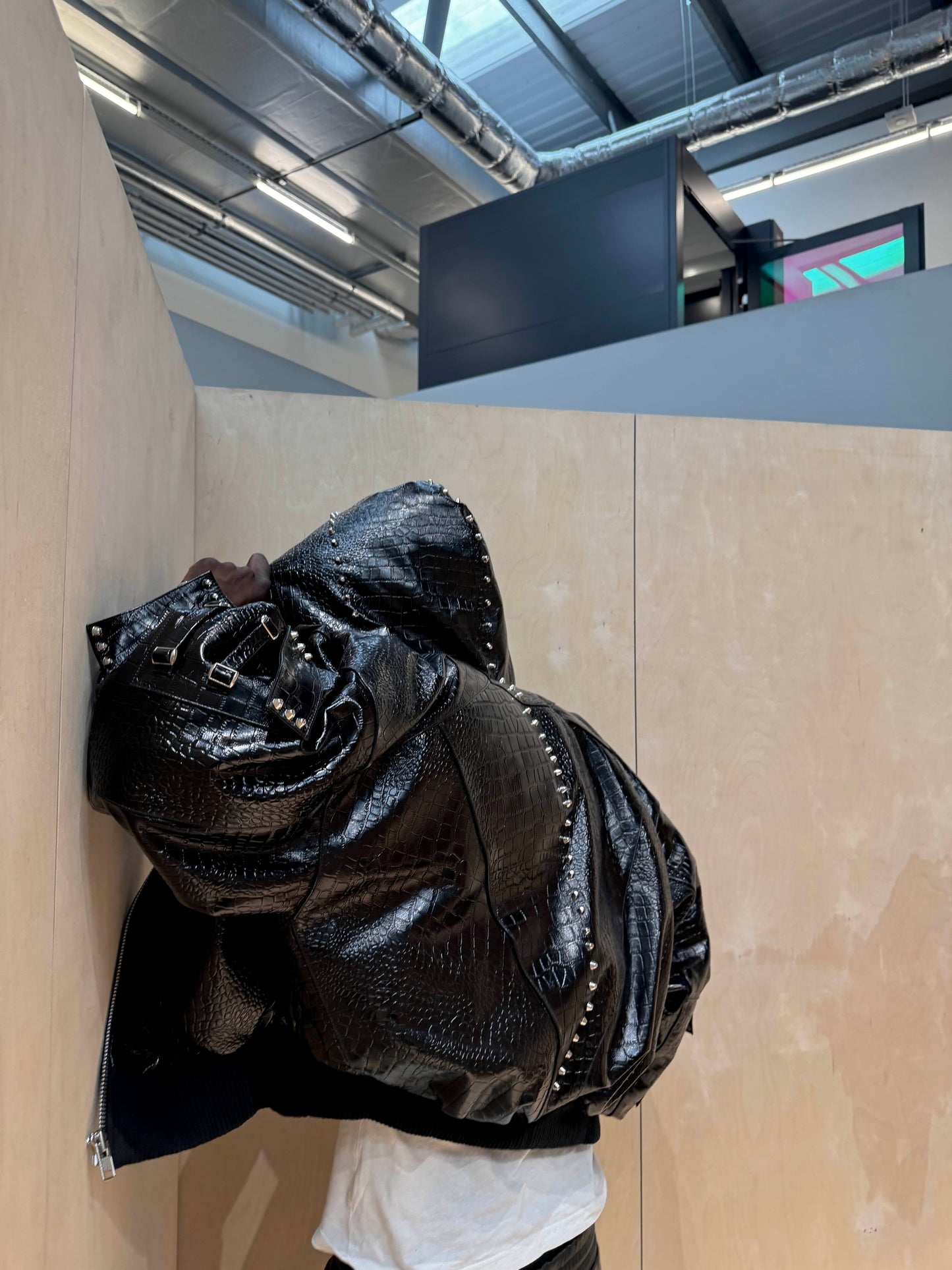 "OBSIDIA" LEATHER JACKET