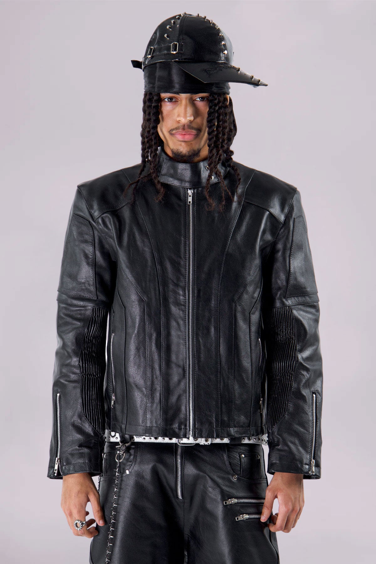 "SLATE" LEATHER SET