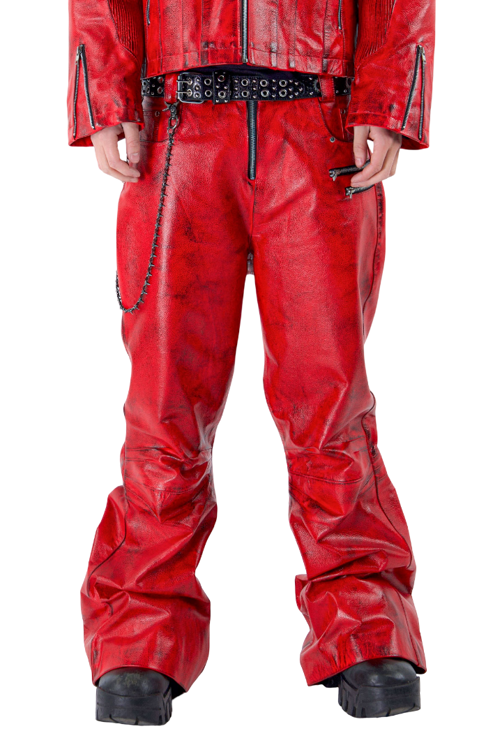 "BLOODSPORT" LEATHER PANTS