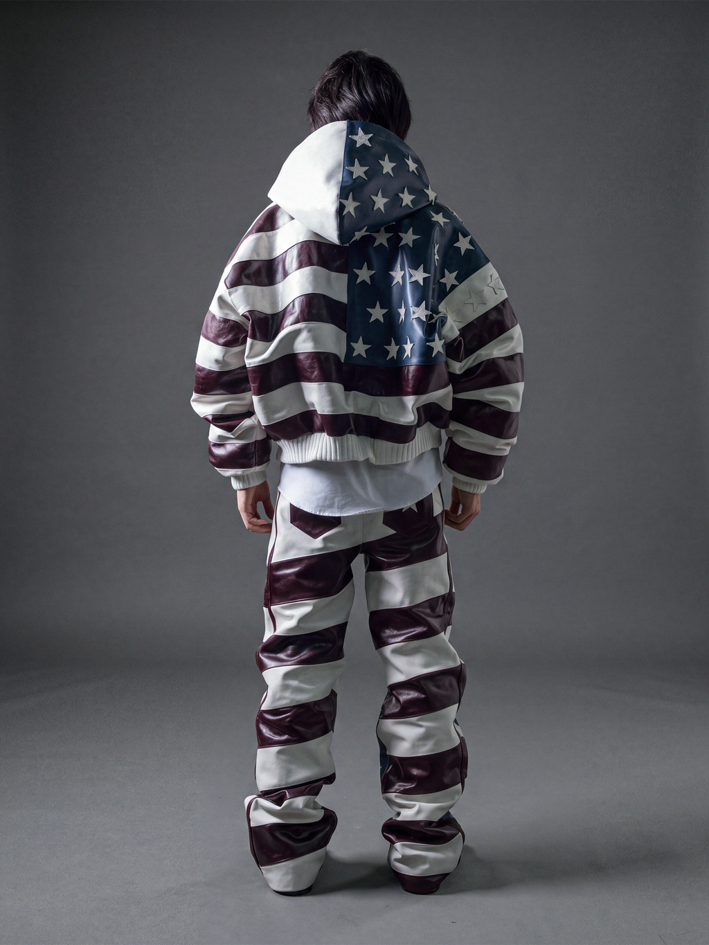 AMERIKA LEATHER BOMBER SET V2