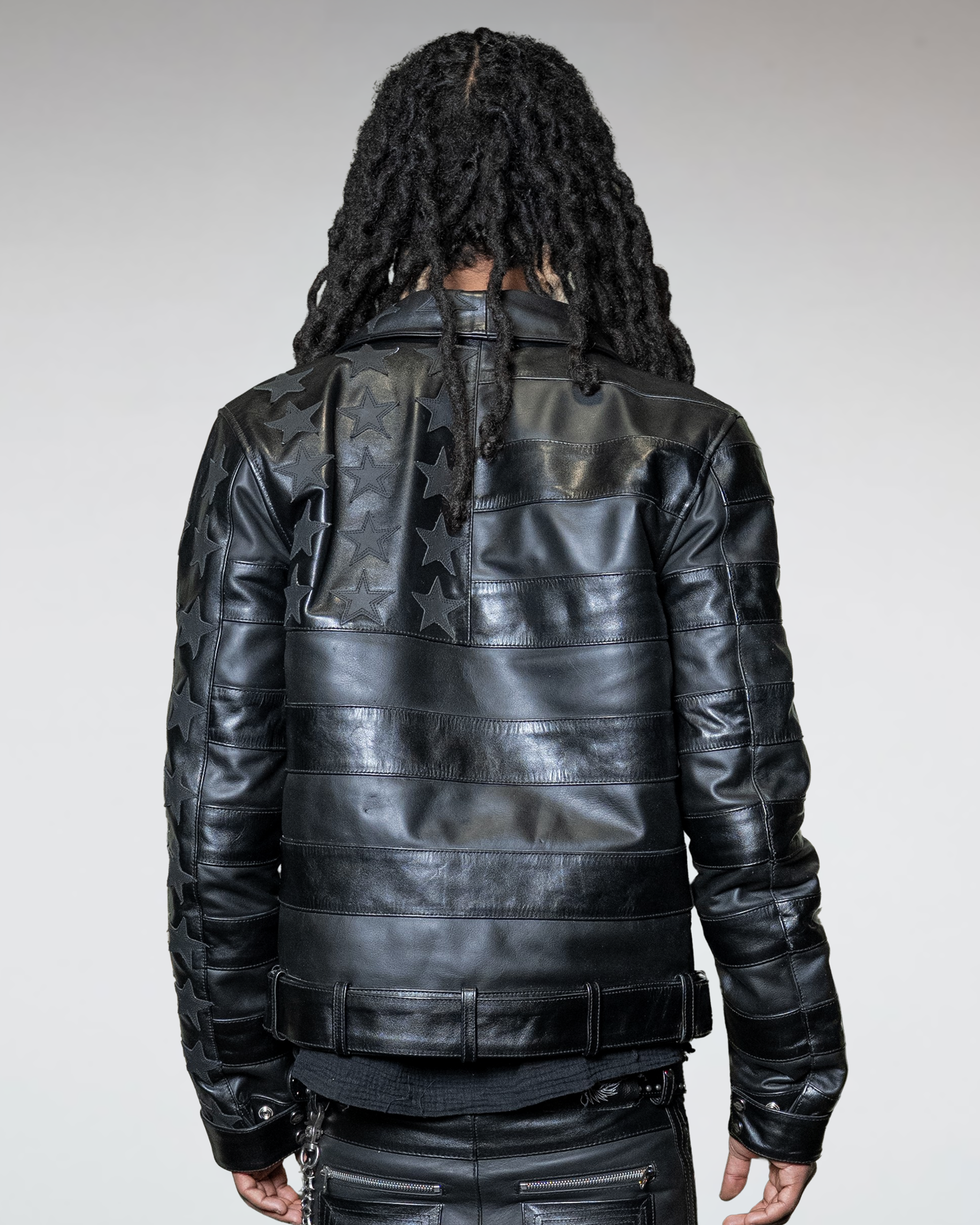 BLKAMERIKA LEATHER MOTO JACKET