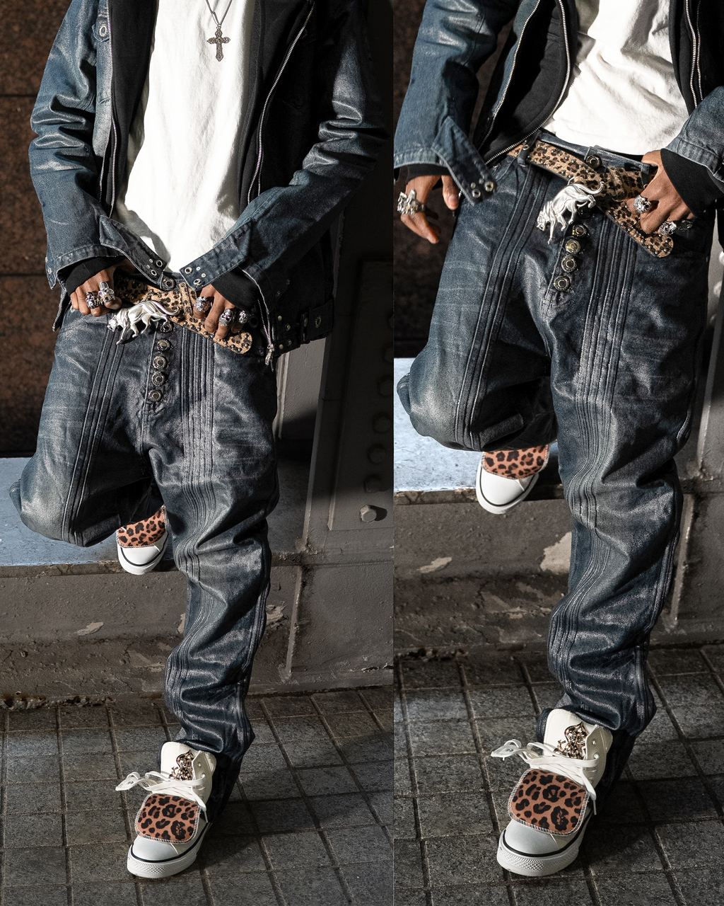OCEA WAX DENIM JEANS