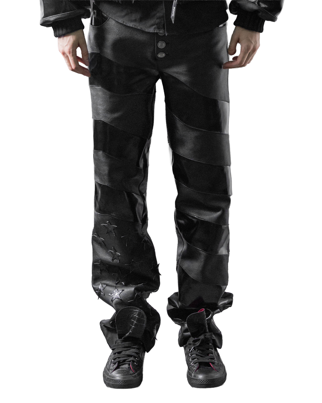 V2 BLKAMERIKA LEATHER MOTO PANTS