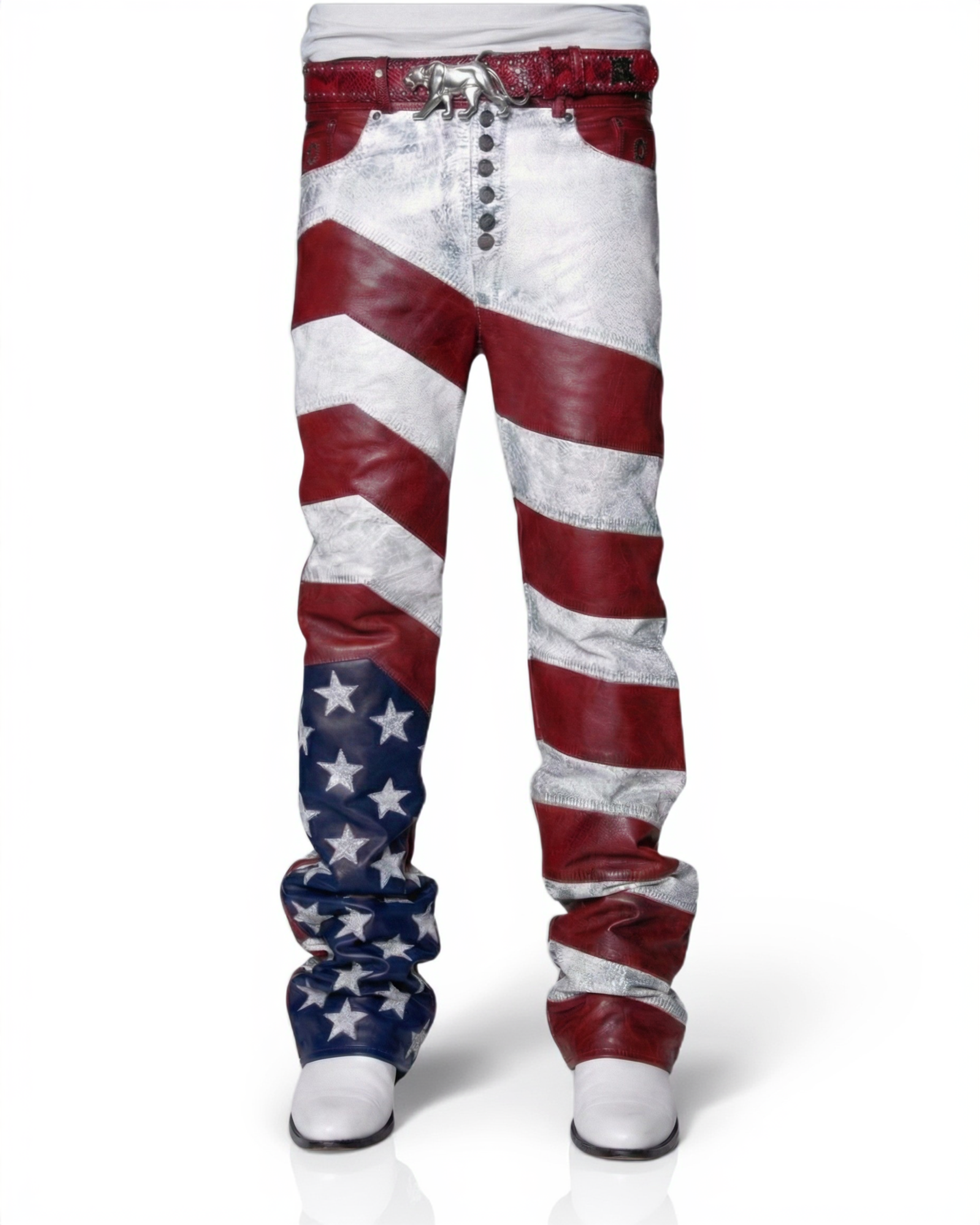 AMERIKA LEATHER MOTO PANTS