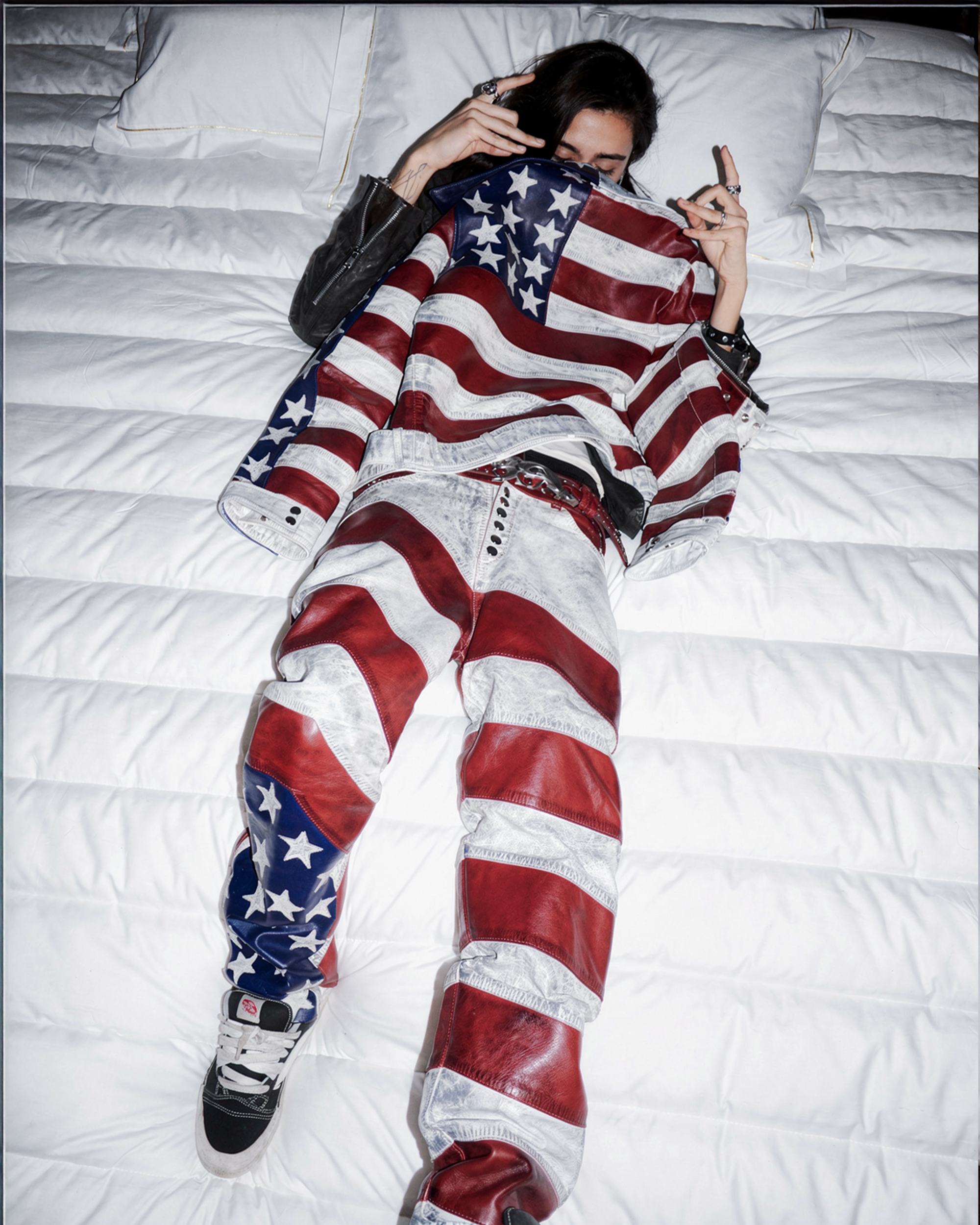AMERIKA LEATHER MOTO PANTS