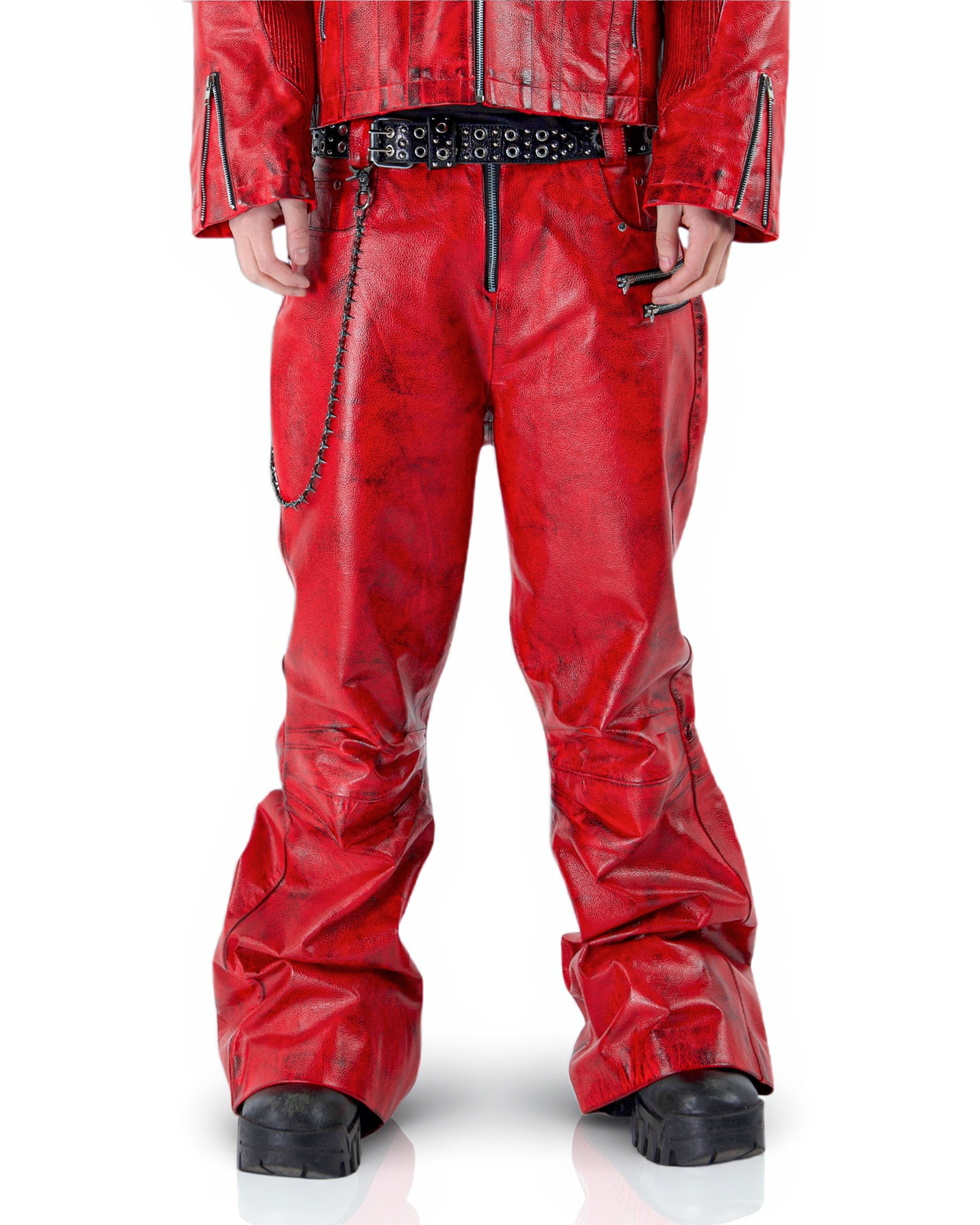 "BLOODSPORT" LEATHER PANTS