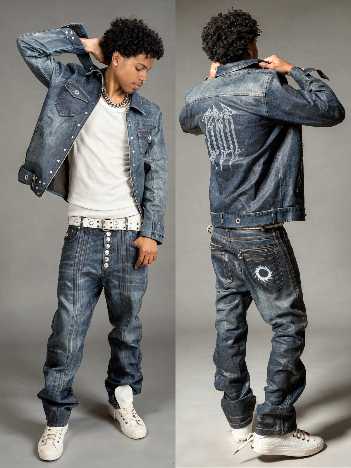 OCEA WAX DENIM JEANS