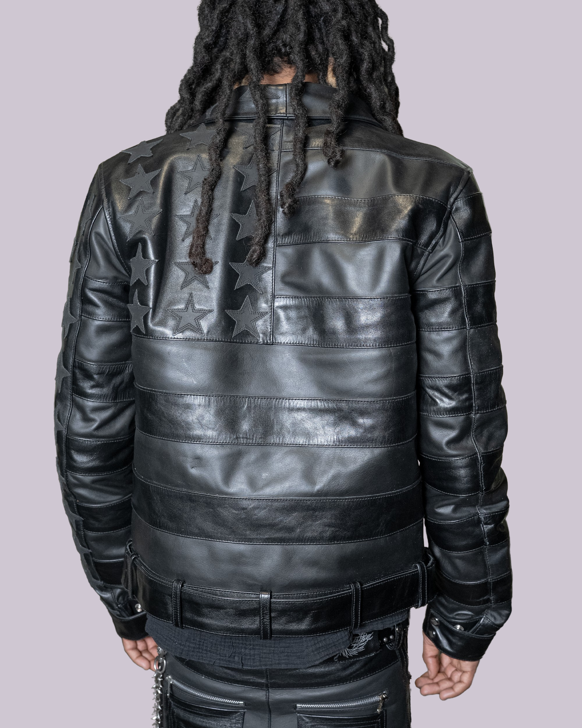 BLKAMERIKA LEATHER MOTO JACKET
