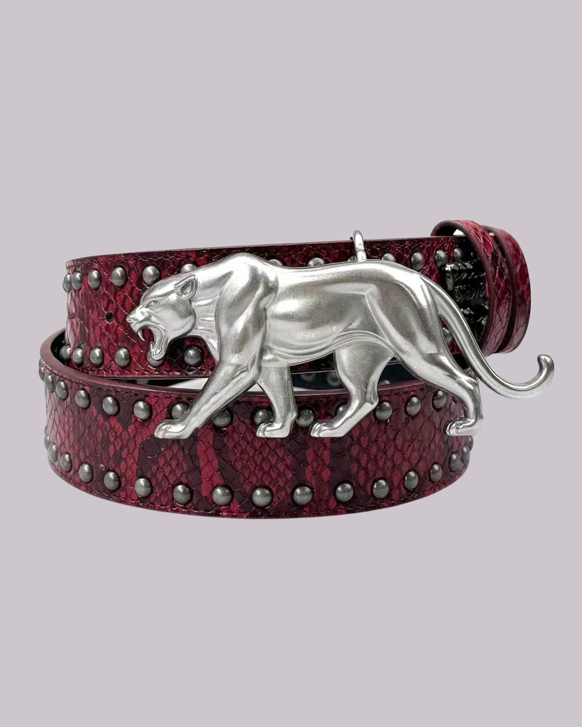 PANTHER BELT RED SNAKE