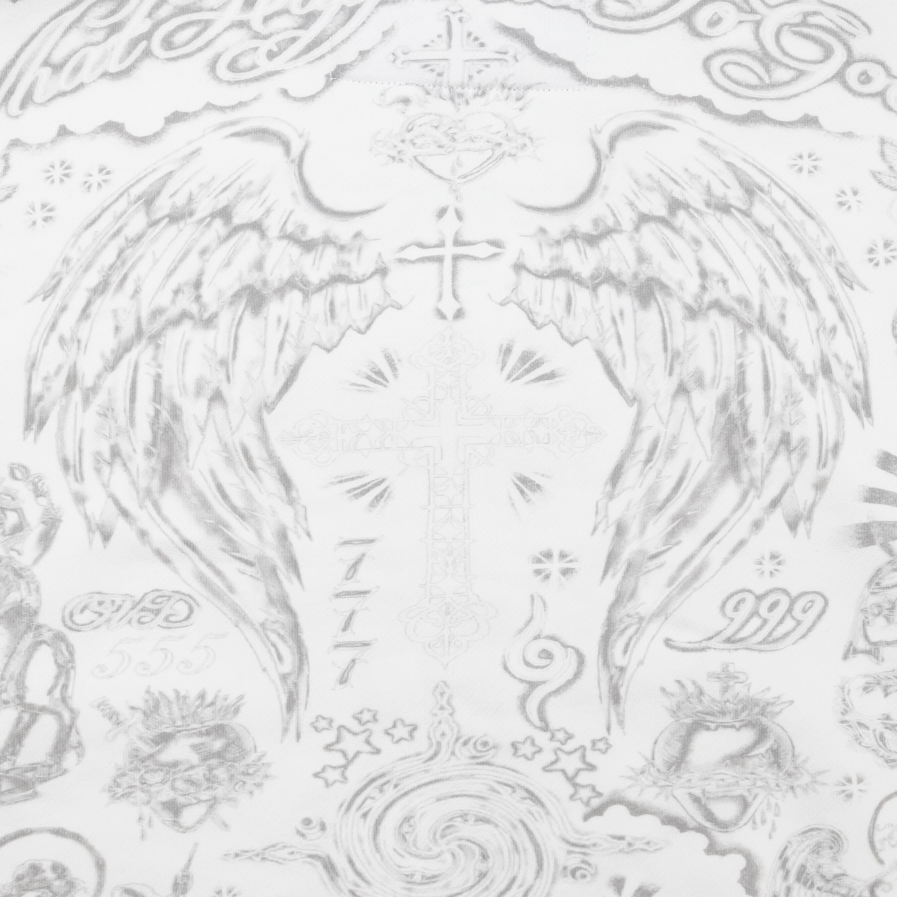 TATTOO ANGEL ZIP UP HOODIE