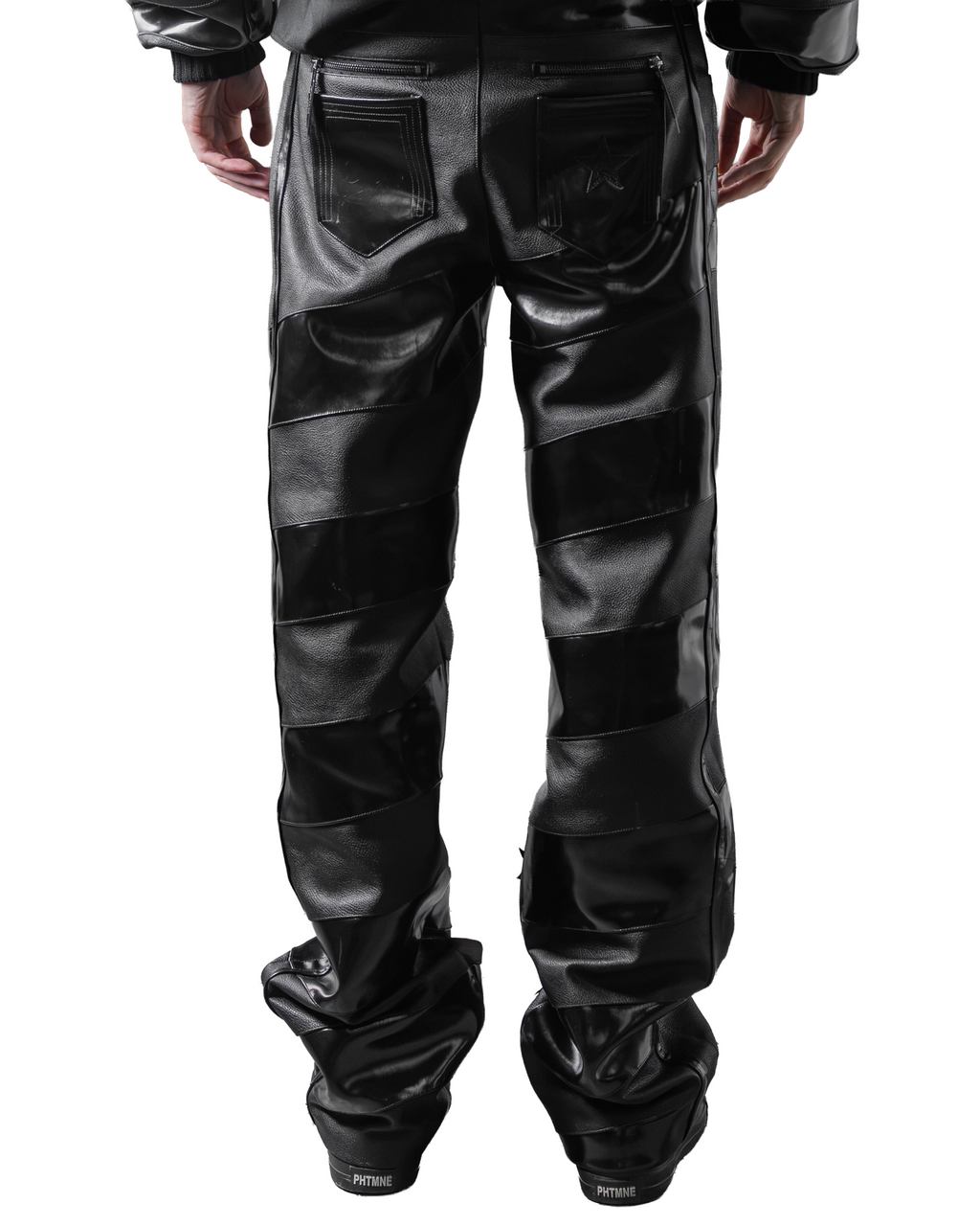 V2 BLKAMERIKA LEATHER MOTO PANTS