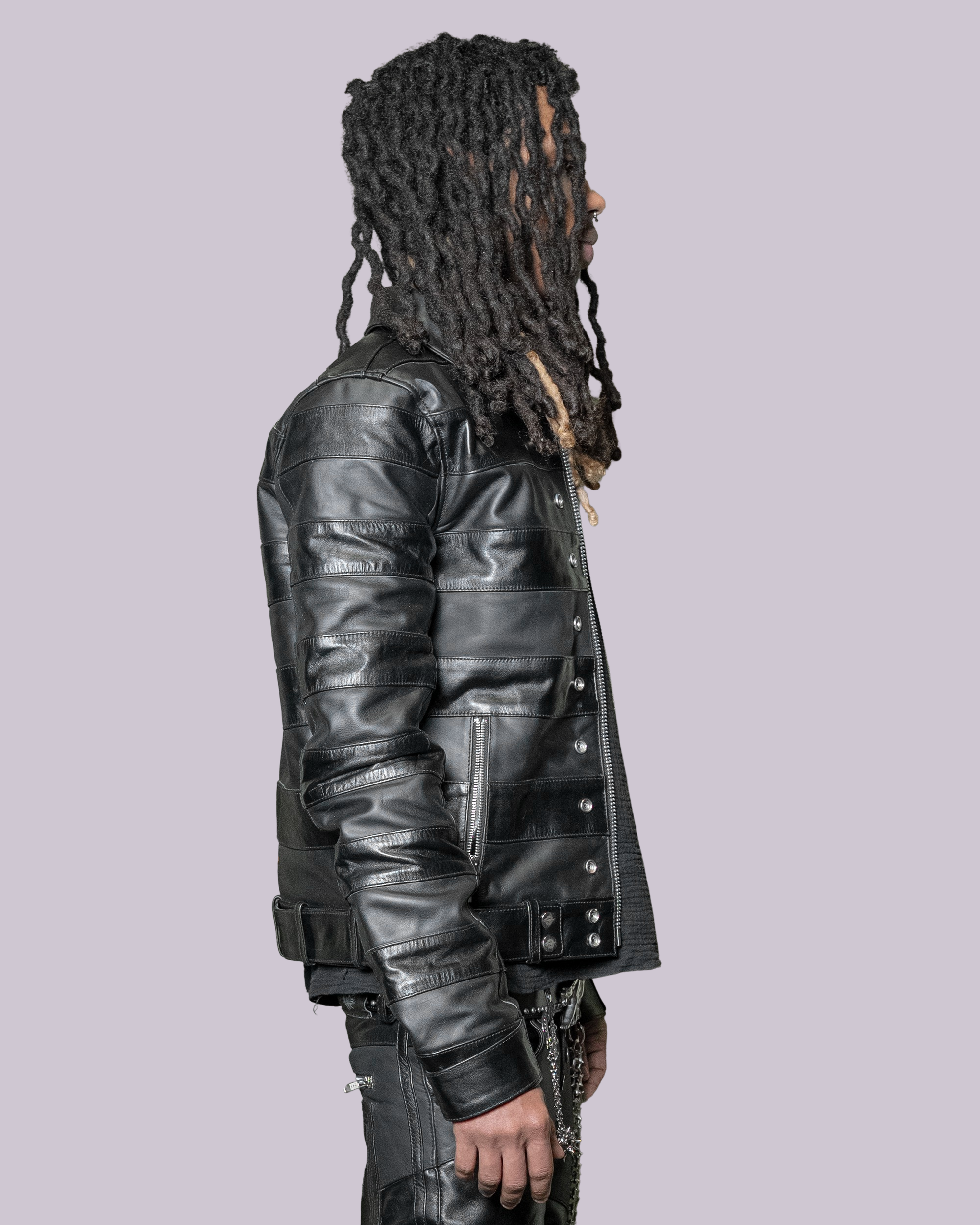 BLKAMERIKA LEATHER MOTO JACKET