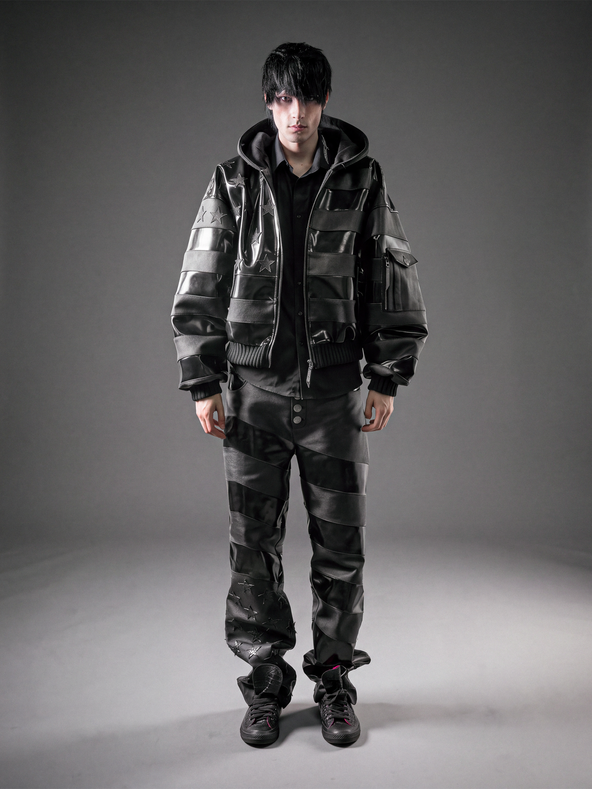 BLKAMERIKA LEATHER BOMBER SET V2