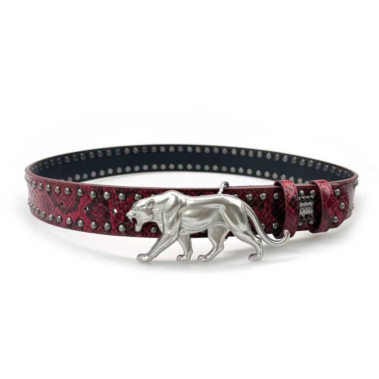 PANTHER BELT RED SNAKE