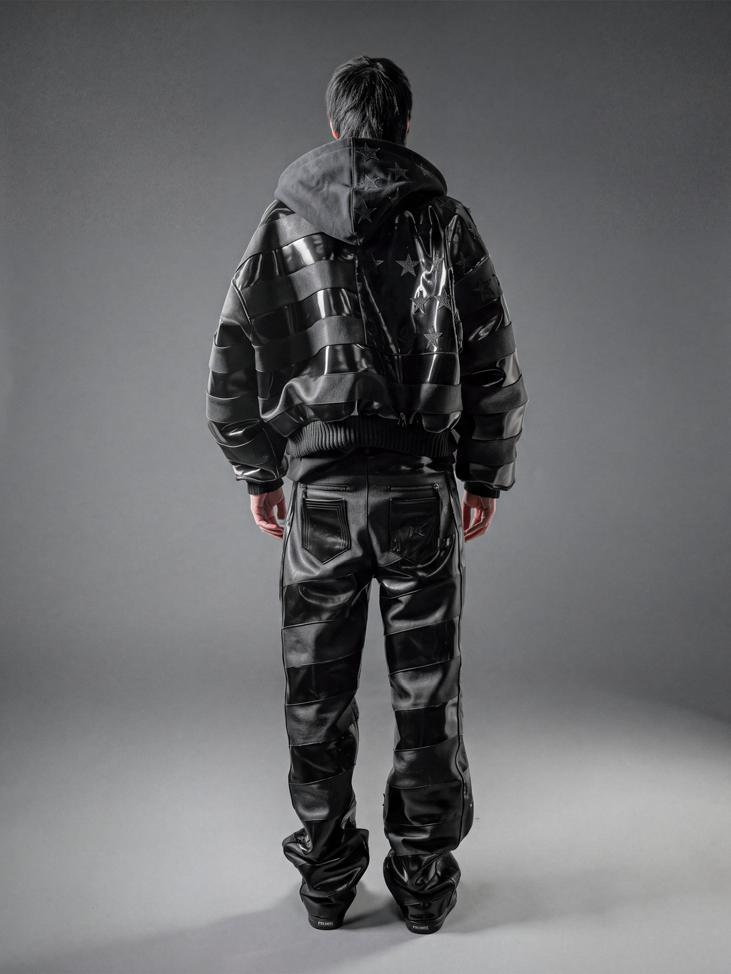 BLKAMERIKA LEATHER BOMBER SET V2