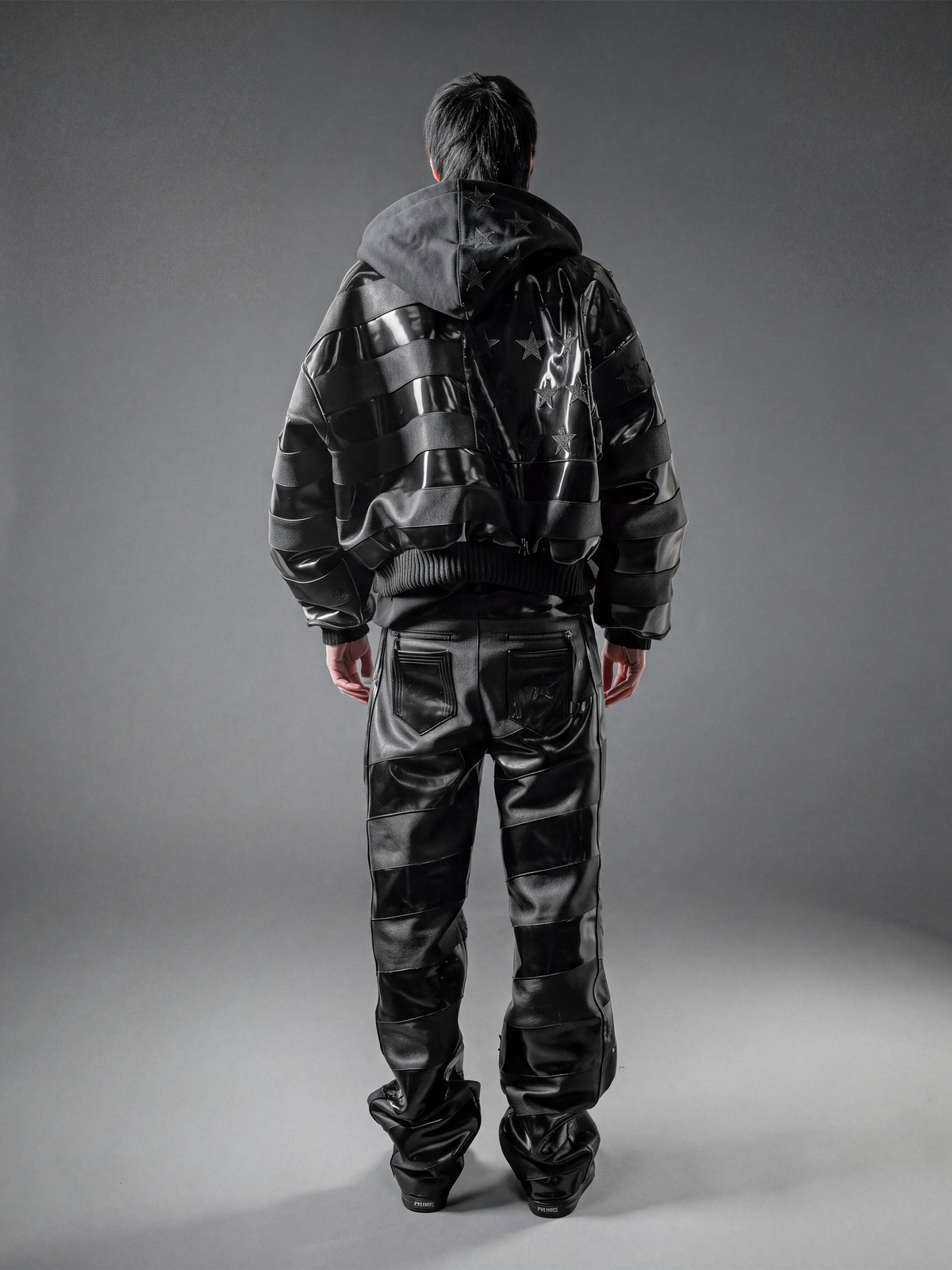BLKAMERIKA LEATHER BOMBER SET V2