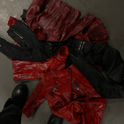 "BLOODSPORT" LEATHER PANTS