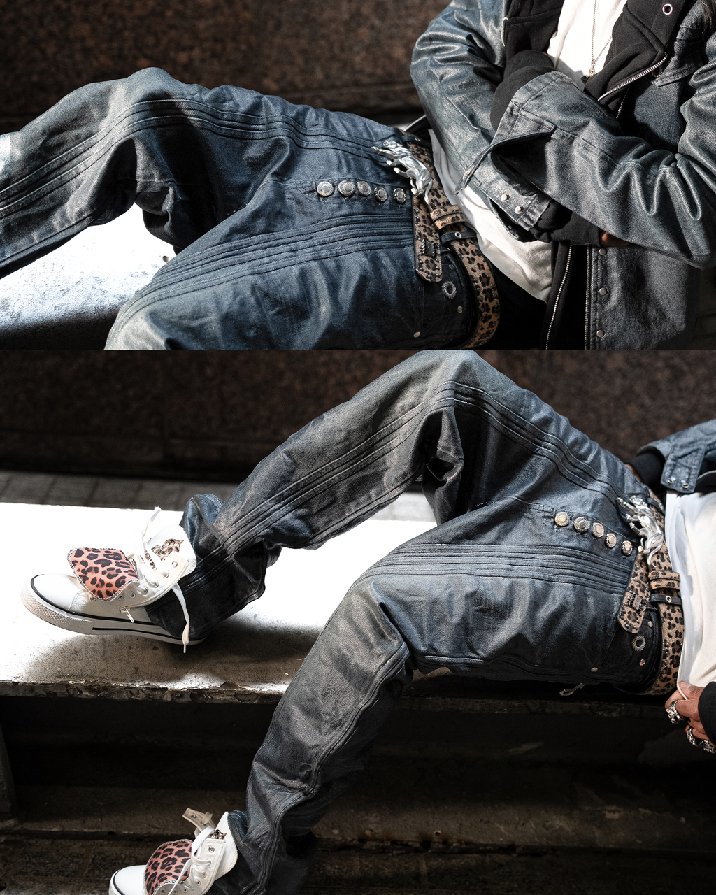 OCEA WAX DENIM JEANS