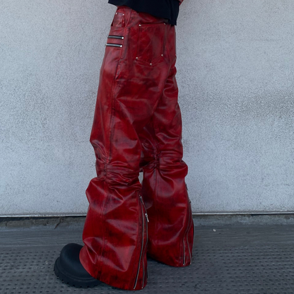 "BLOODSPORT" LEATHER PANTS