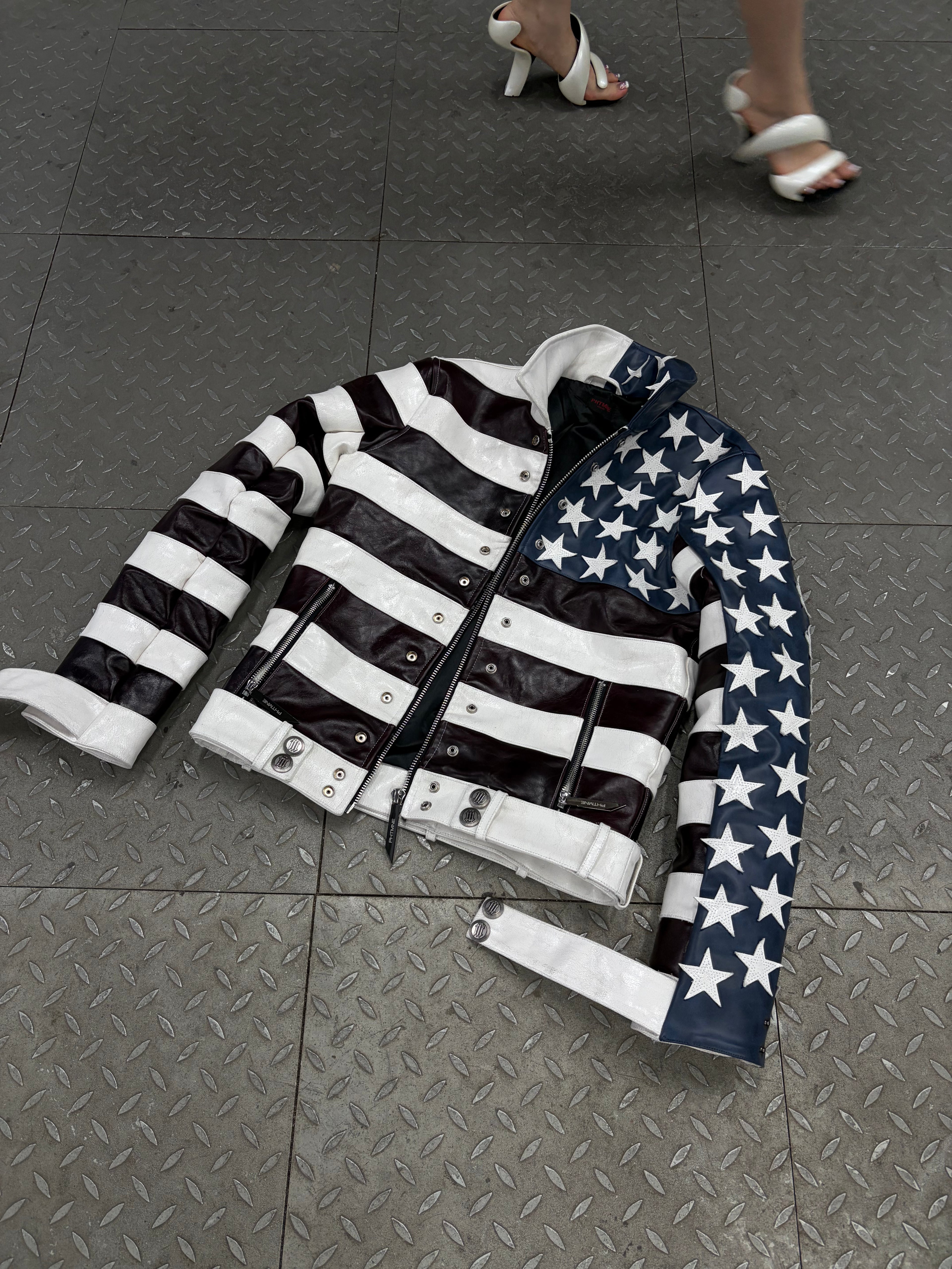 V2 AMERIKA LEATHER MOTO JACKET