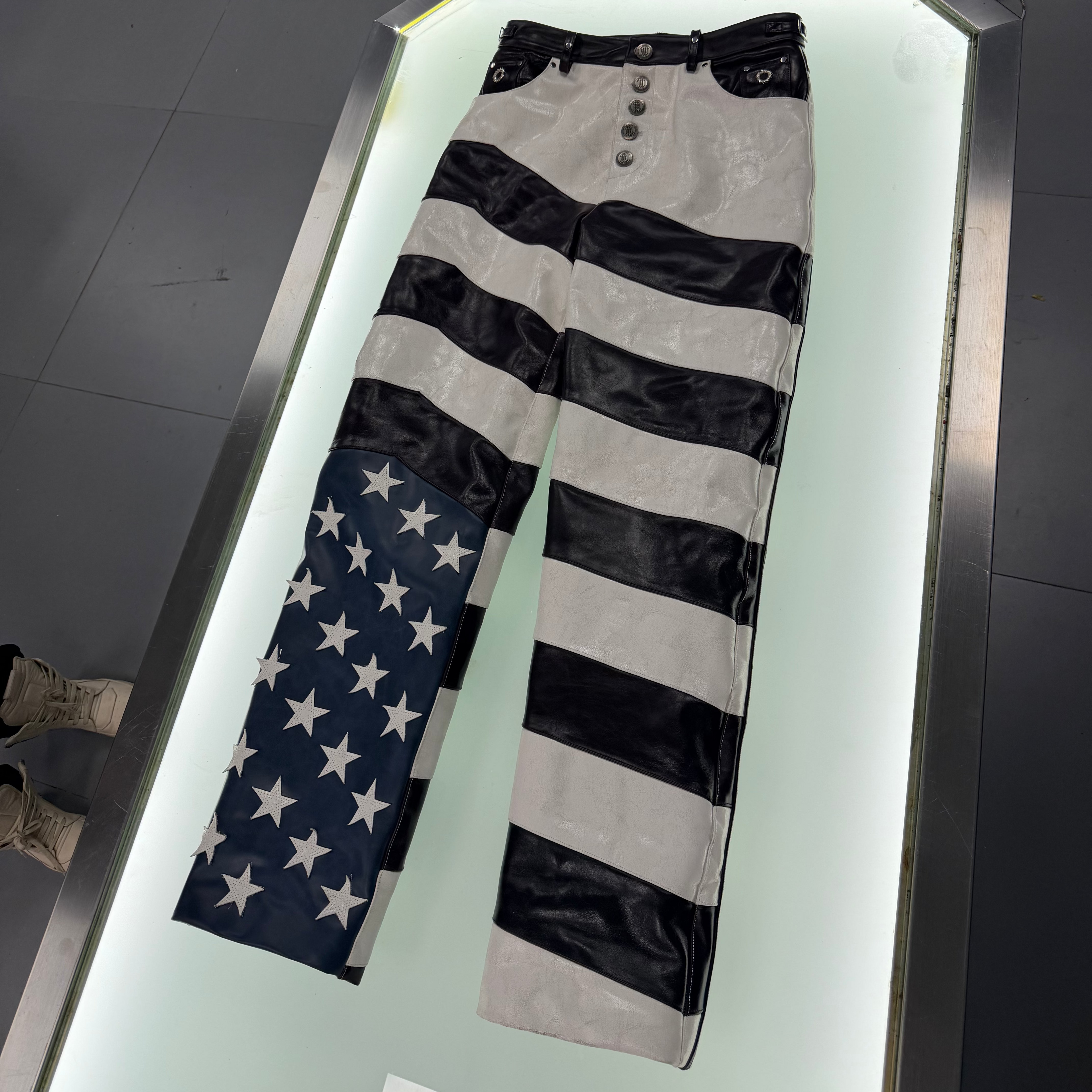 V2 AMERIKA LEATHER MOTO PANTS