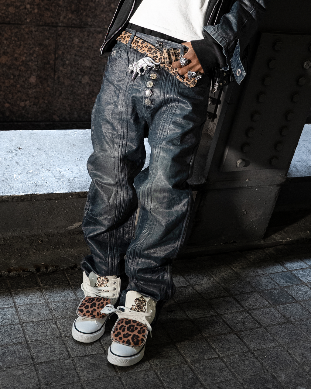 OCEA WAX DENIM JEANS
