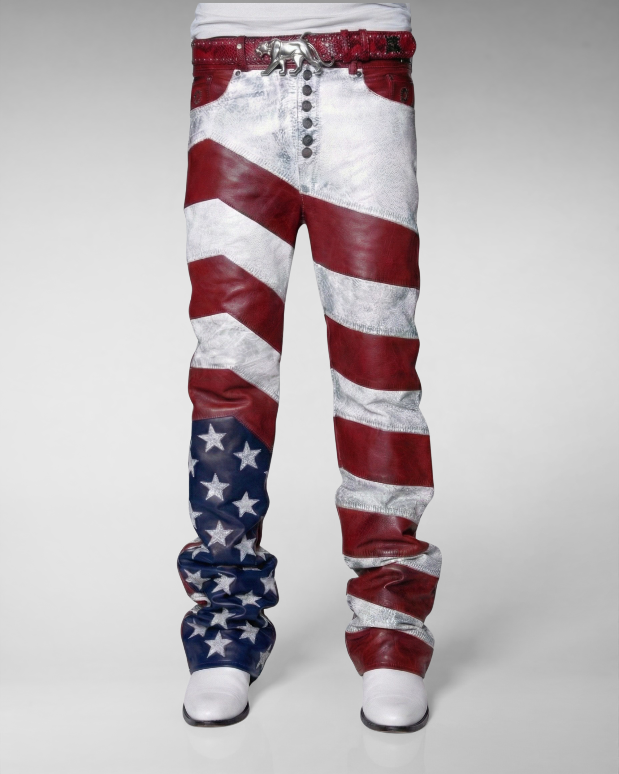 AMERIKA LEATHER MOTO PANTS