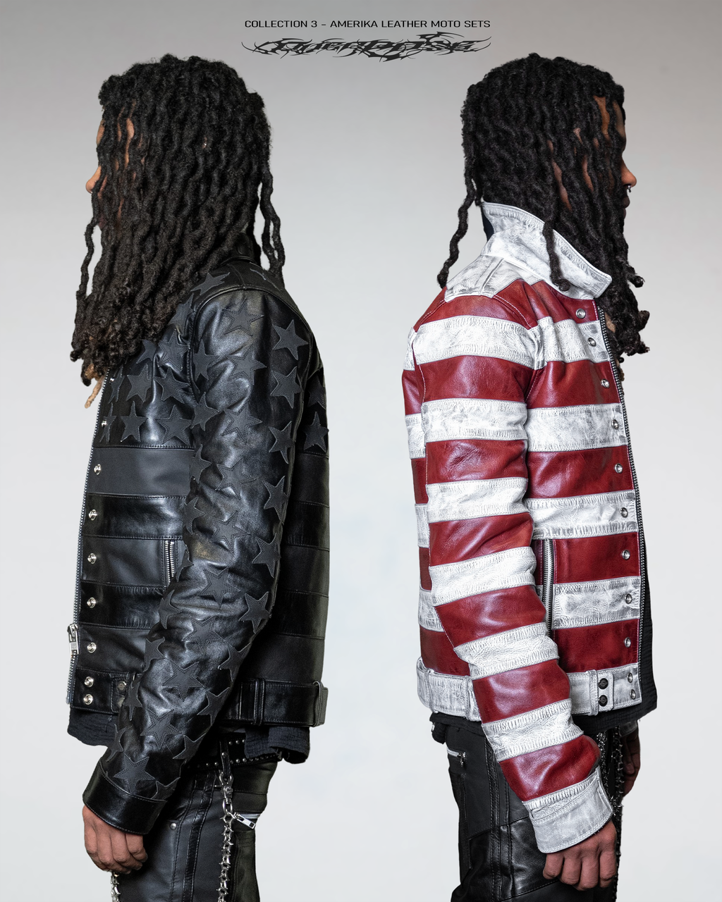 AMERIKA LEATHER MOTO JACKET