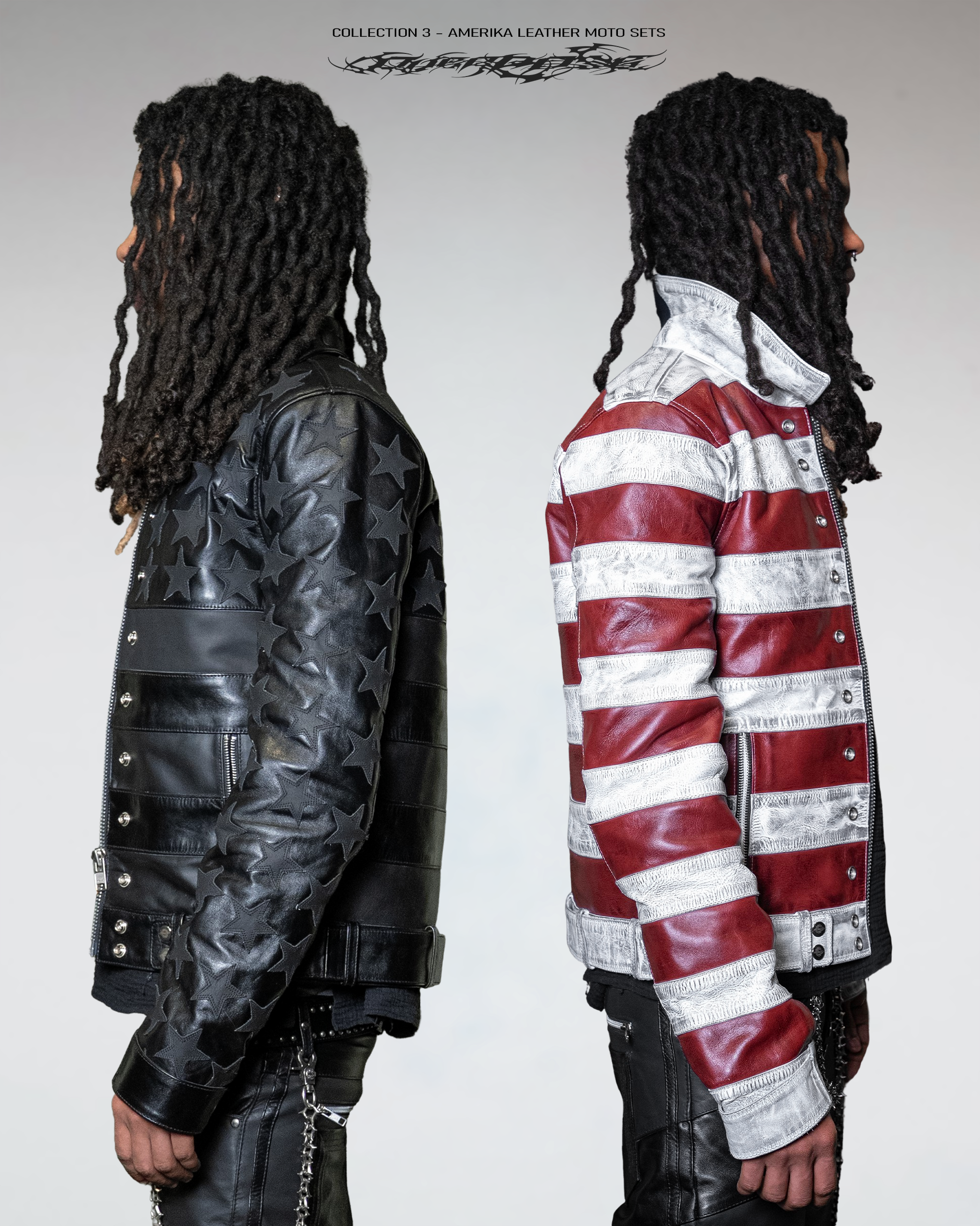 AMERIKA LEATHER MOTO JACKET