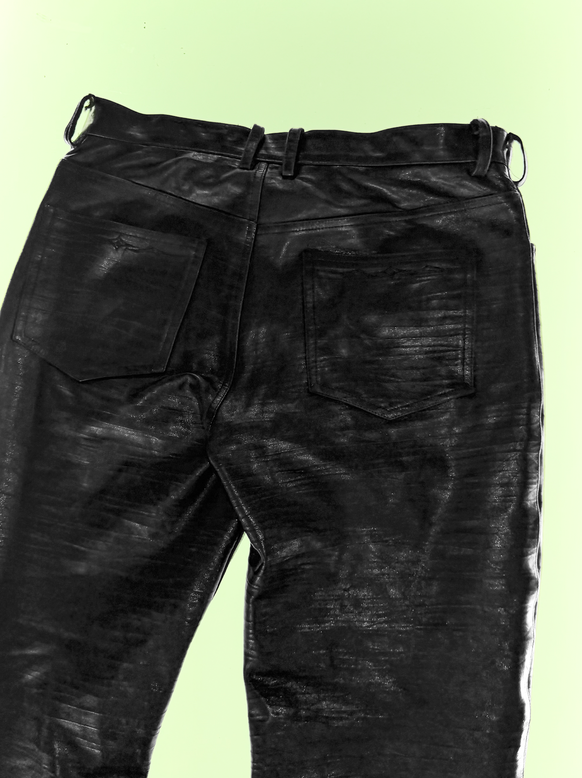 "VYPR" GOAT LEATHER PANTS