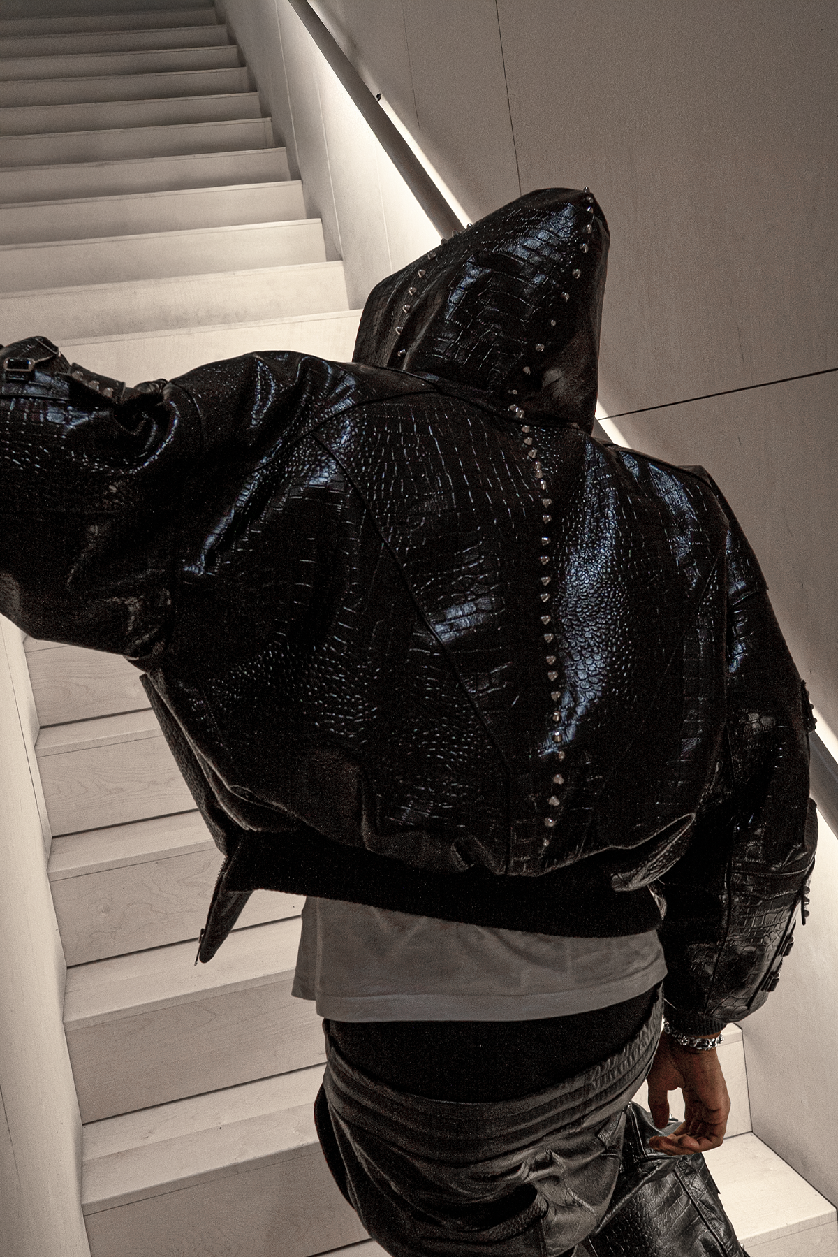 "OBSIDIA" LEATHER JACKET