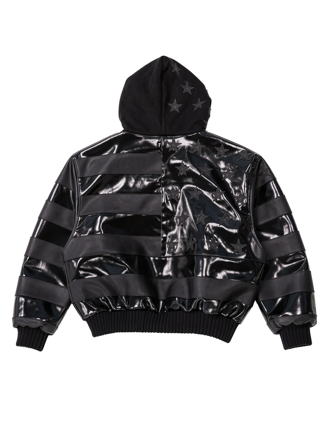V2 "BLKAMERIKA" LEATHER BOMBER