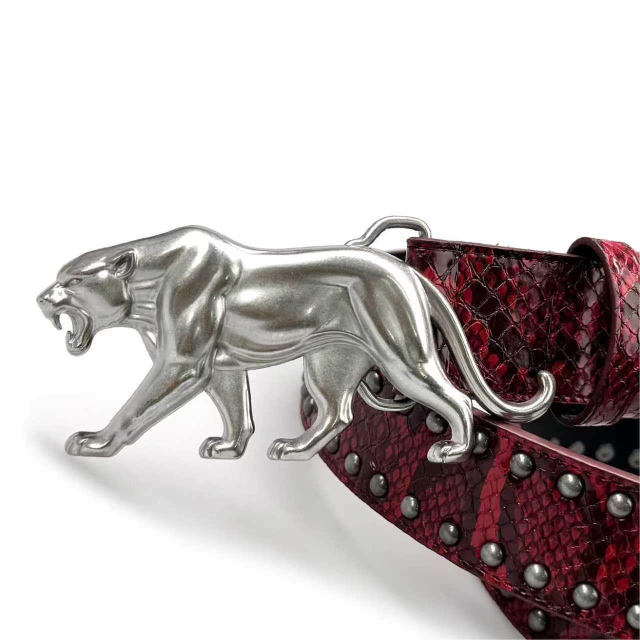 PANTHER BELT RED SNAKE