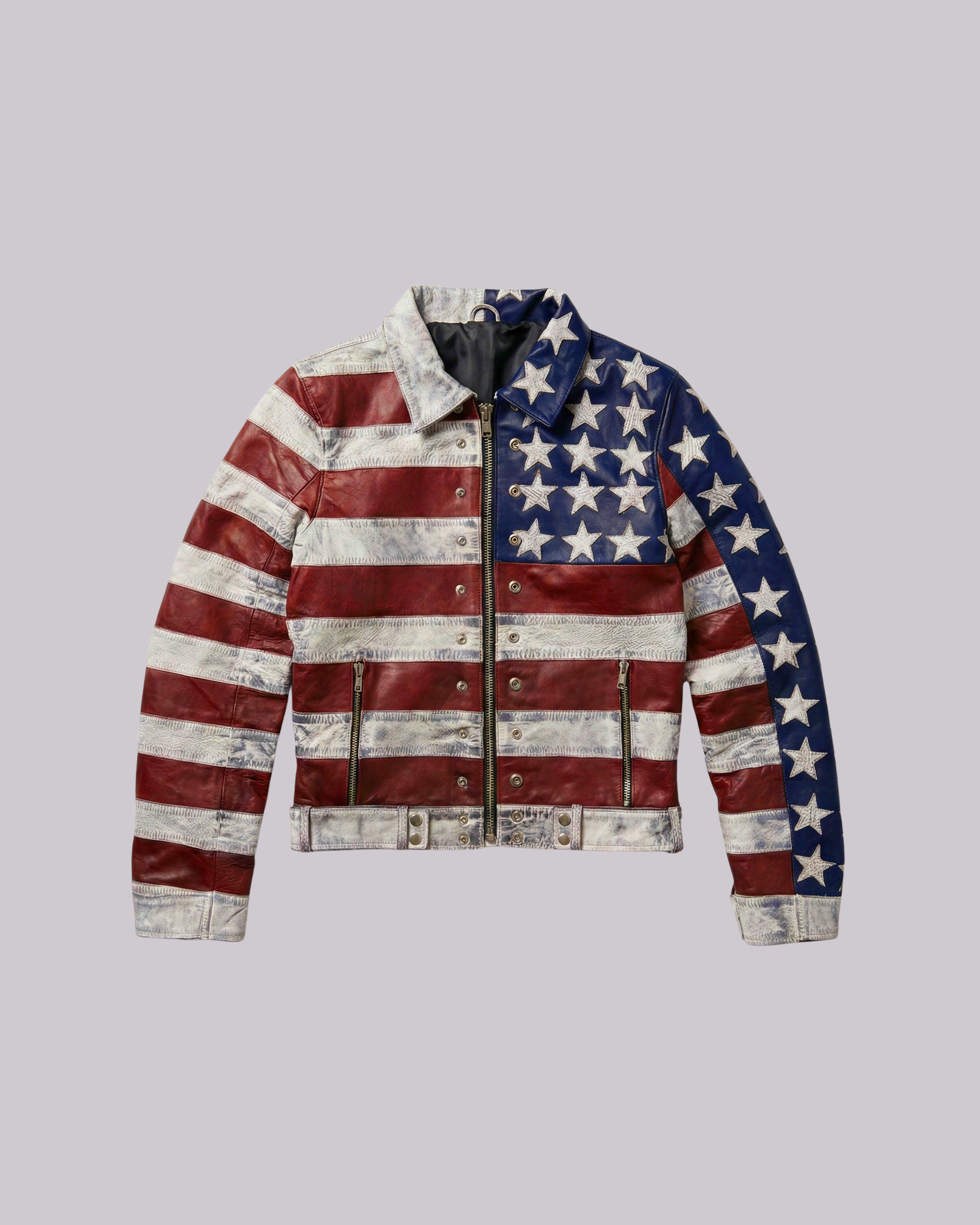 AMERIKA LEATHER MOTO JACKET