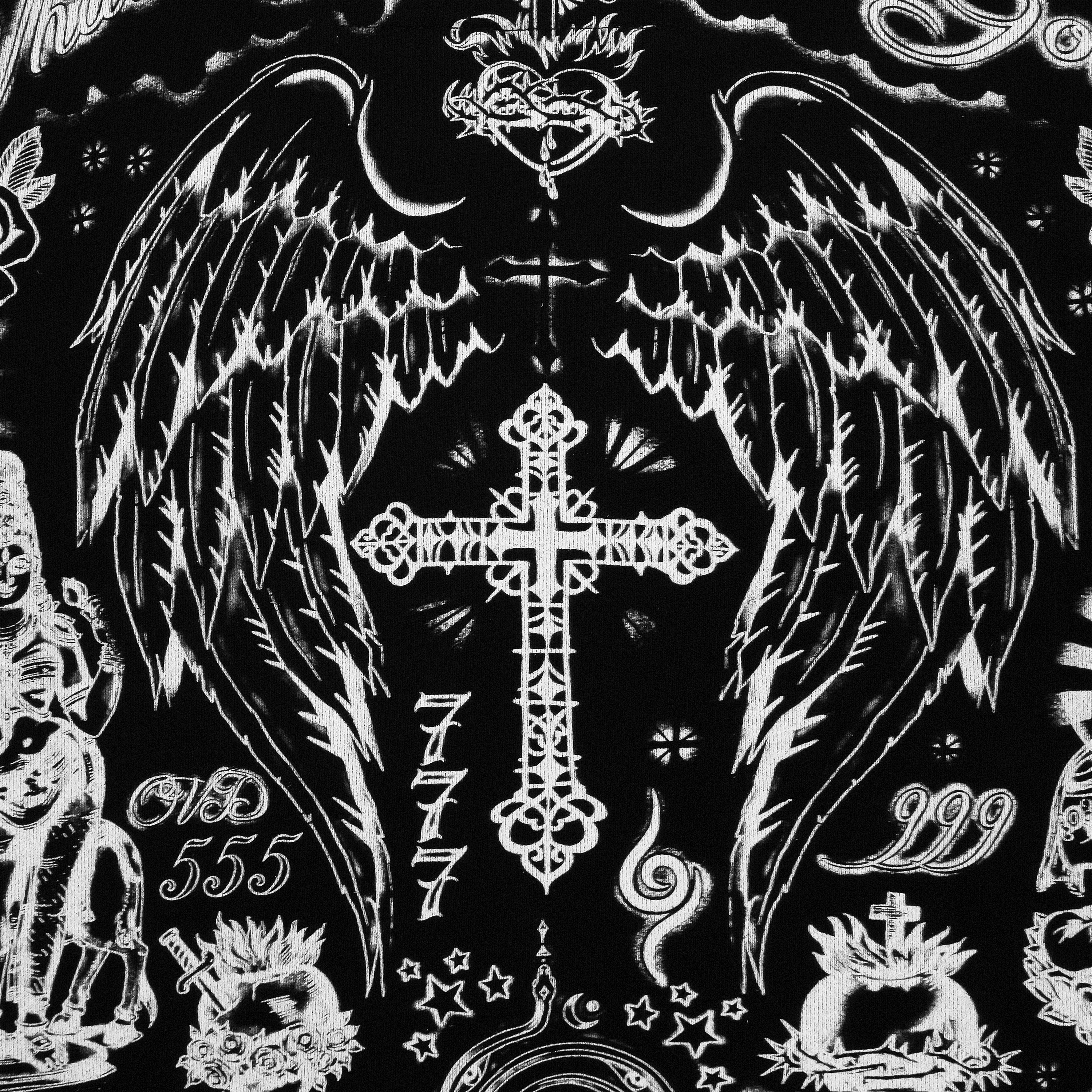 TATTOO MIDNIGHT ZIP UP HOODIE