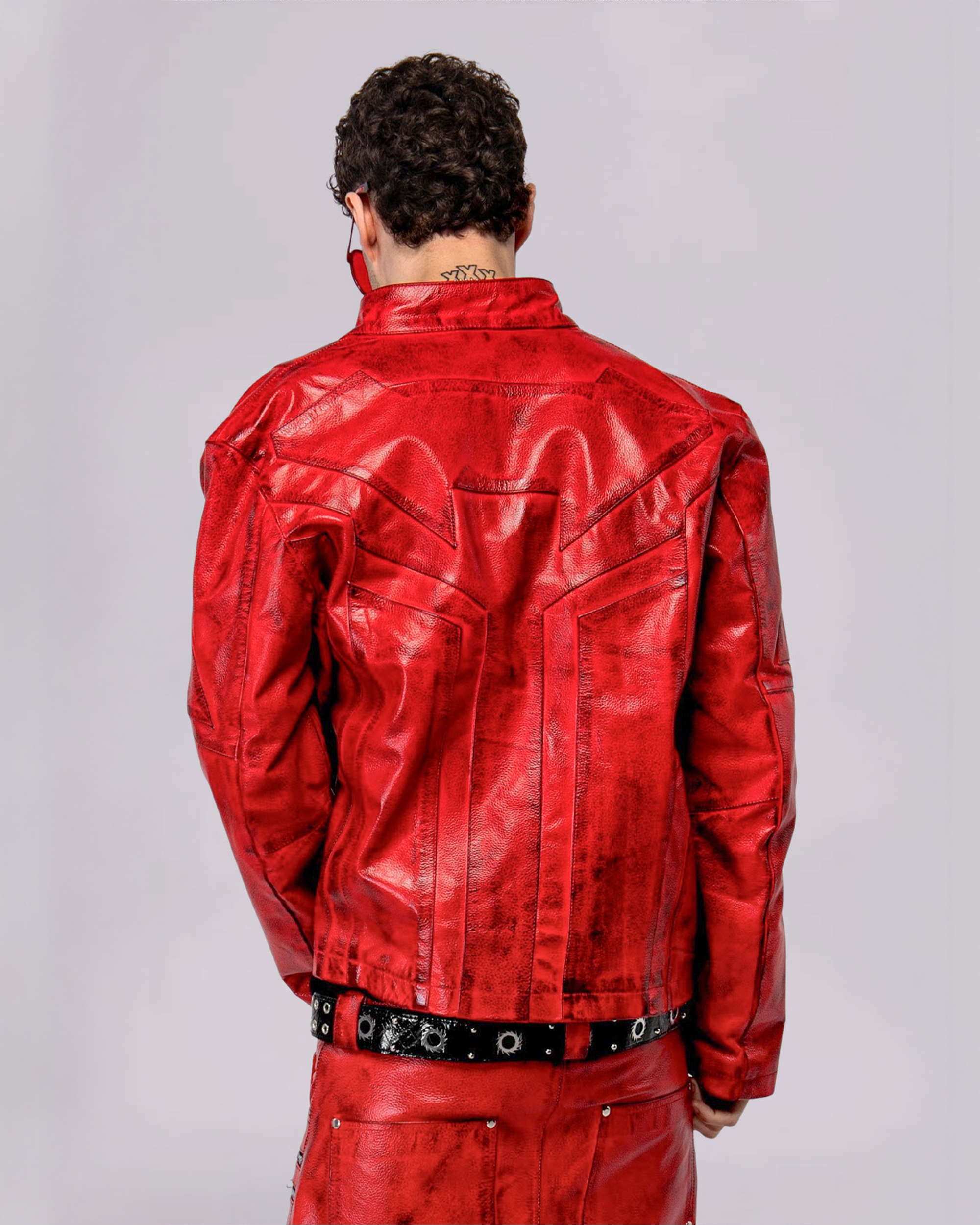 "BLOODSPORT" LEATHER JACKET