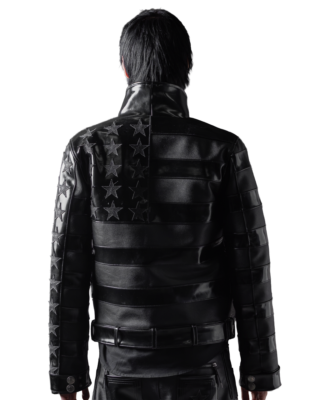 V2 BLKAMERIKA LEATHER MOTO JACKET