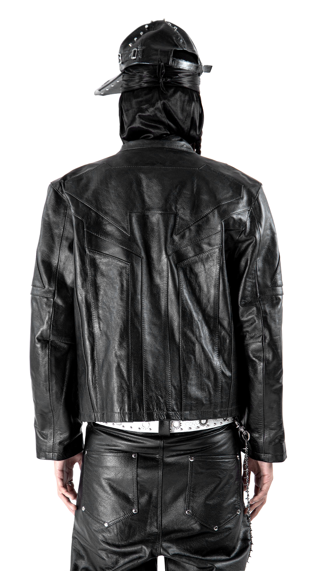 "SLATE" LEATHER JACKET