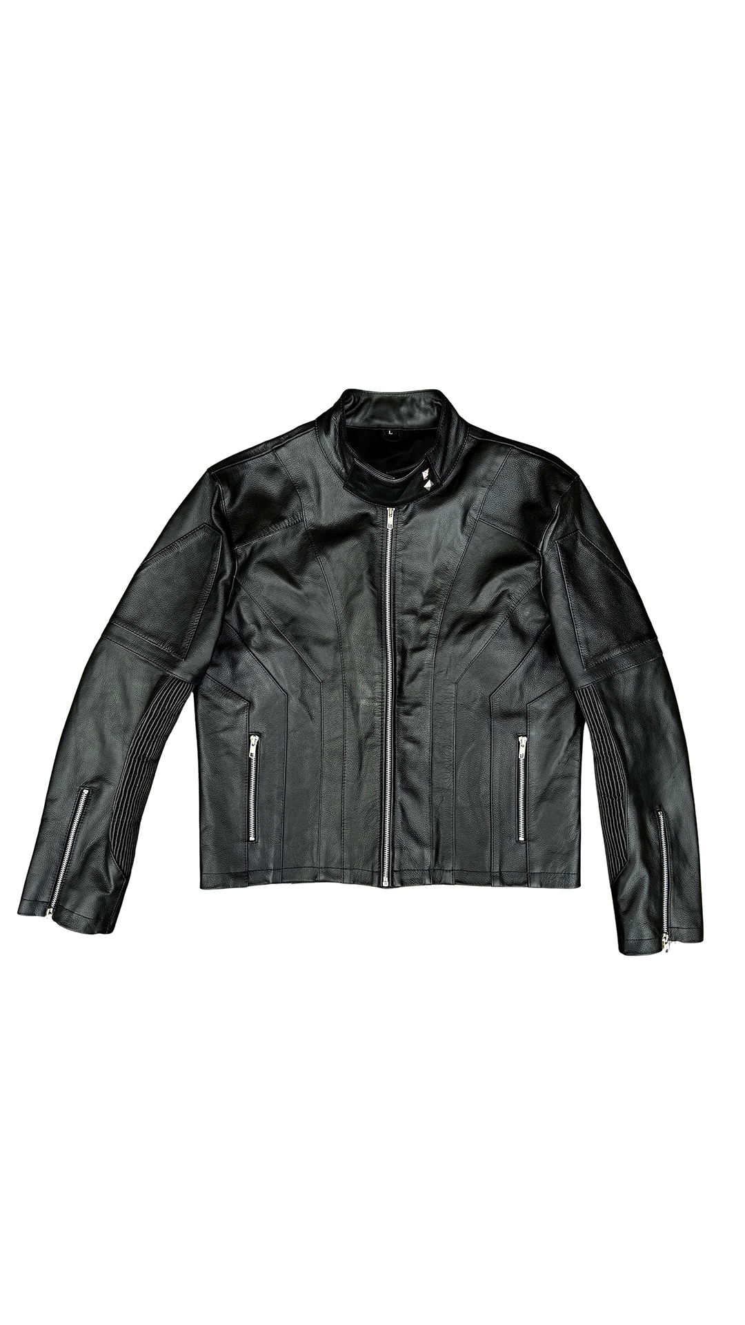 "SLATE" LEATHER JACKET