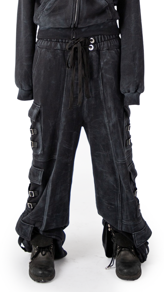 "OBSIDIA" WAXED CARGOSWEATS