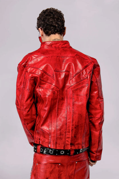 "BLOODSPORT" LEATHER JACKET