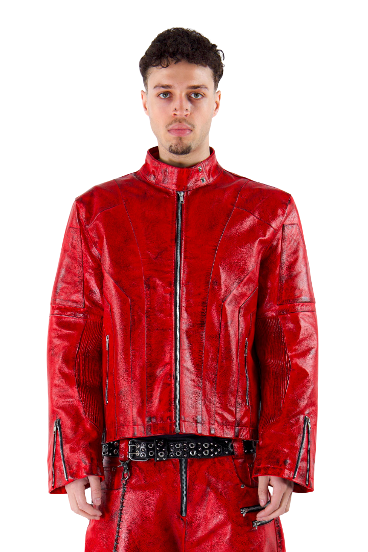 "BLOODSPORT" LEATHER JACKET
