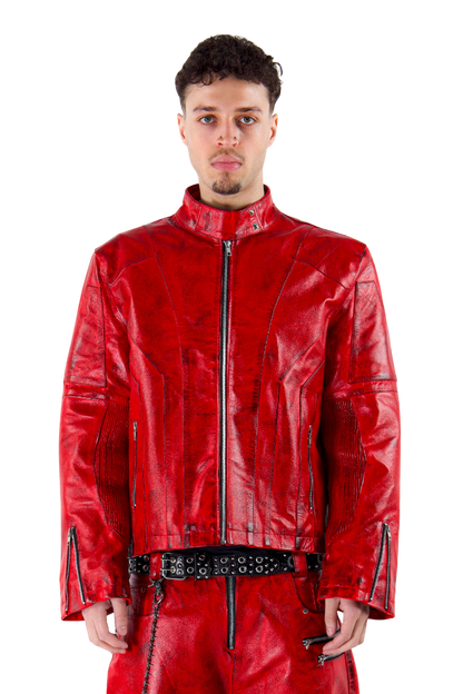 "BLOODSPORT" LEATHER JACKET