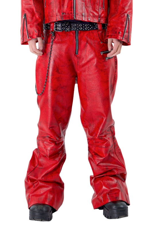 "BLOODSPORT" LEATHER PANTS