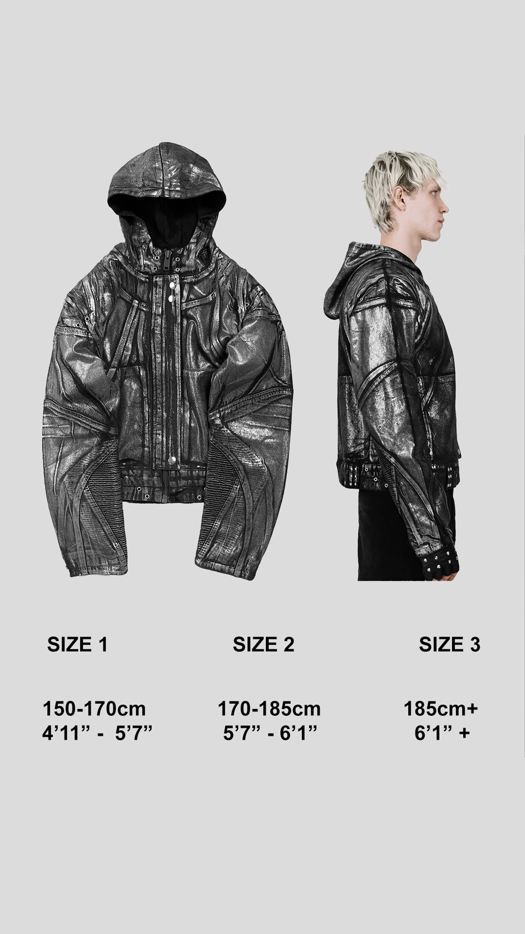 CRACKED DENIM PAINTER JACKET