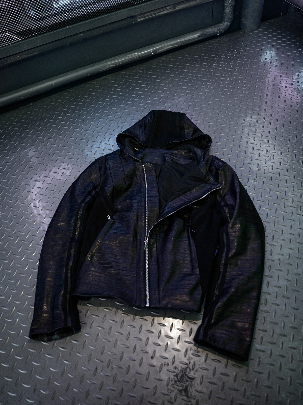 "VYPR" GOAT LEATHER JACKET